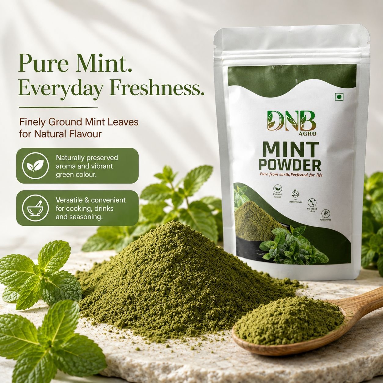 mint powder