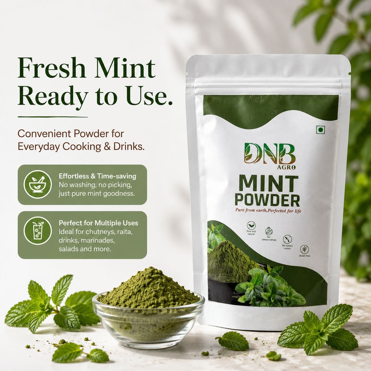 mint powder