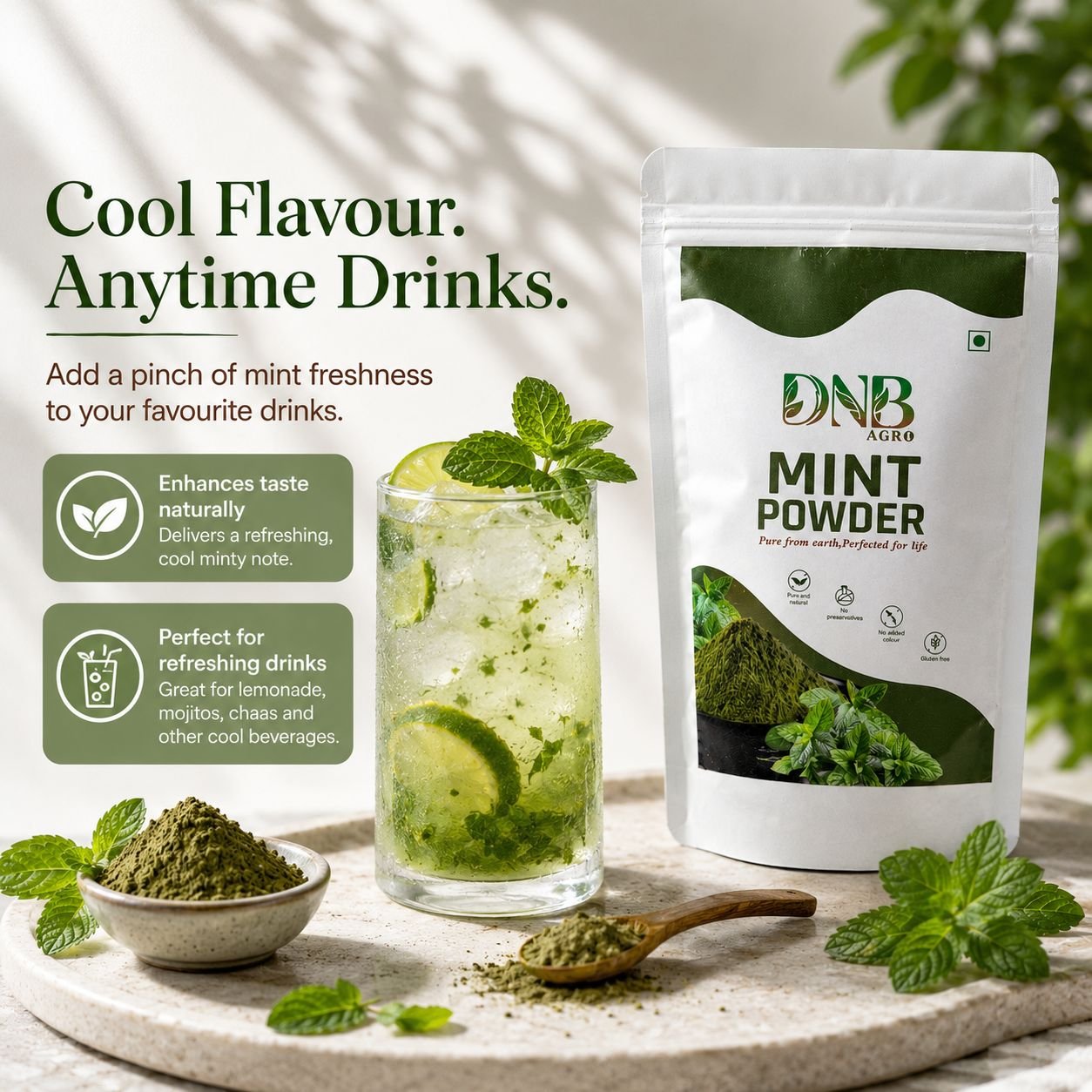 mint powder