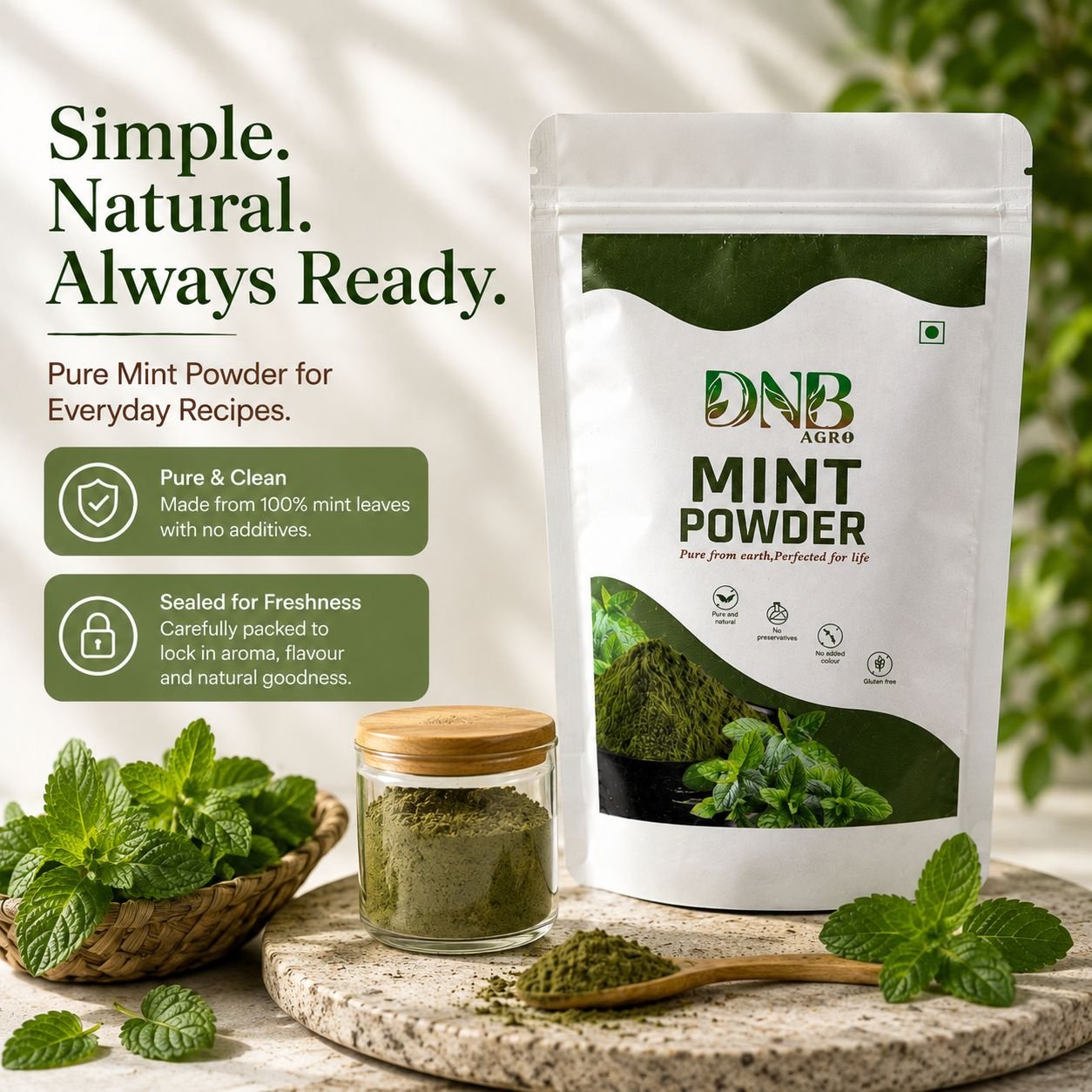 mint powder